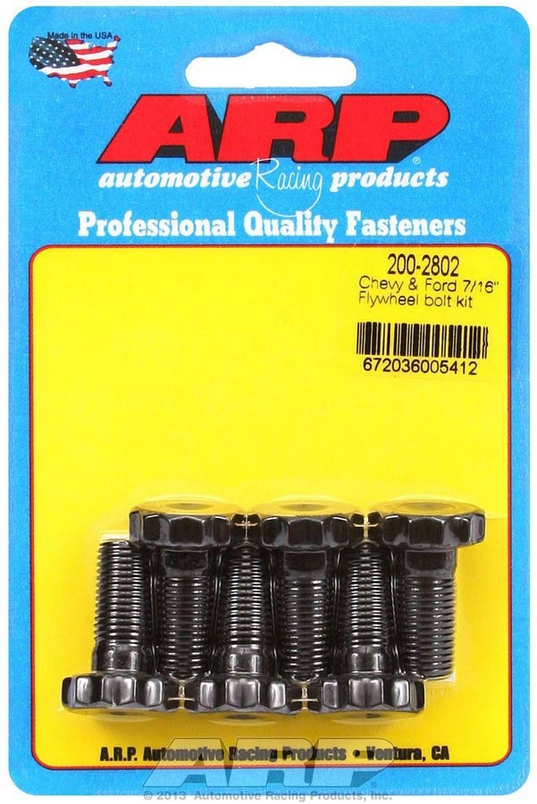 ARP Chevy/Ford Flywheel Bolt Kit 200-2802