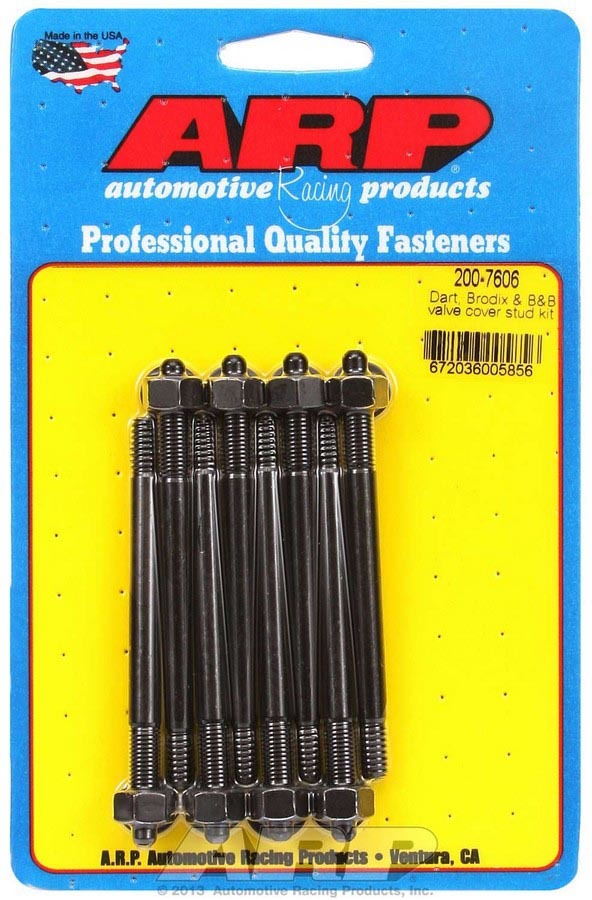 ARP Valve Cover Stud Kit 1/4 6pt. (8) 200-7606