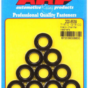 ARP Black Washers - 7/16 ID x 13/16 OD (10) 200-8539