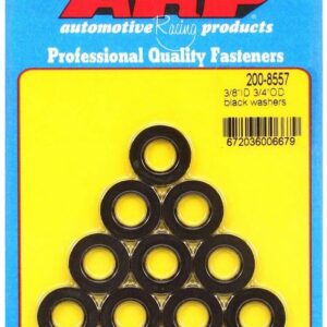 ARP Black Washers - 3/8 ID x 3/4 OD (10) 200-8557