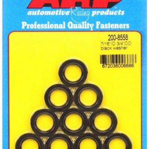 ARP Black Washers - 7/16 ID x 3/4 OD (10) 200-8558