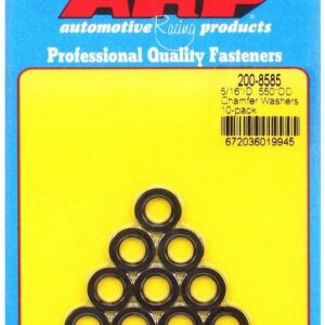 ARP Black Washers - 5/16 ID x .550 OD Chamfer (10) 200-8585