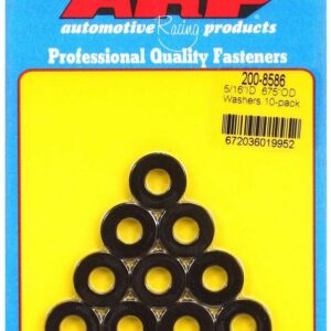 ARP Black Washers - 5/16 ID x .675 OD (10) 200-8586