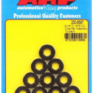 ARP Black Washers - 5/16 ID x .675 OD (10) 200-8587