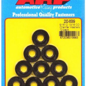 ARP Black Washers - 5/16 ID x 13/16 OD (10) 200-8589