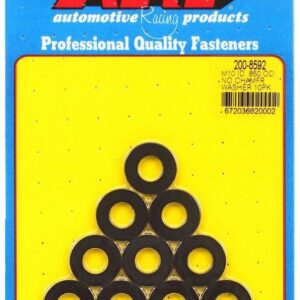 ARP Black Washers - 10mm ID x .850 OD (10) 200-8592