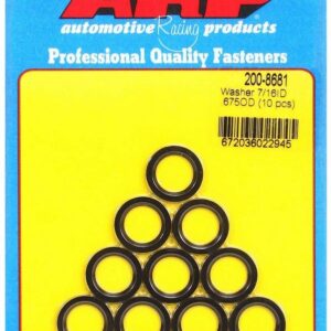 ARP Conn. Rod Washers - 7/16 ID x .675 OD Chamfer(10) 200-8681