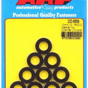 ARP Black Washers - 10mm ID x 3/4 OD (10) 200-8689
