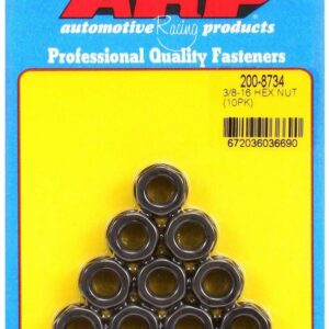 ARP Hex Nuts - 3/8-16 (10) 200-8734