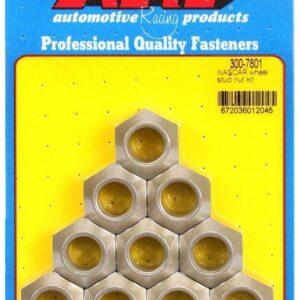 ARP Nascar Wheel Stud Nut Kit (10) 300-7801