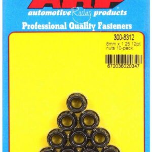 ARP 8mm x 1.25 12pt. Nuts (10) 300-8312