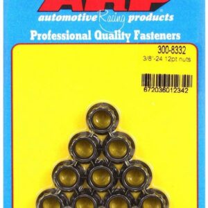 ARP 3/8-24 12pt. Nuts (10) 300-8332