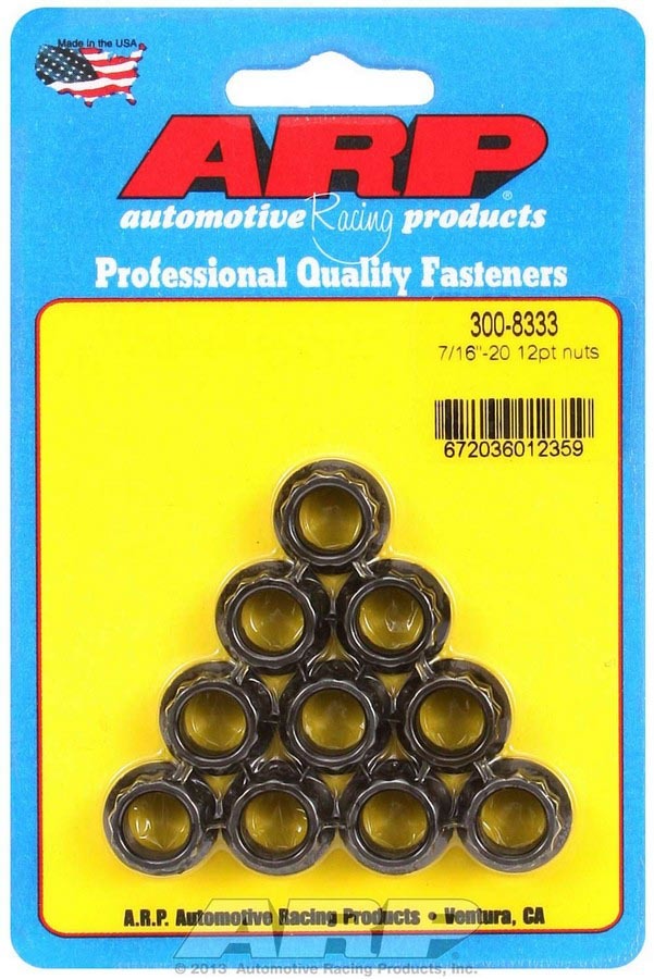 ARP 7/16-20 12pt. Nuts (10) 300-8333