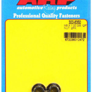 ARP 8mm x 1.00 12pt Nut Kit (2pk) 300-8350