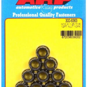 ARP 10mm x 1.25 12pt. Nuts (10) 300-8363
