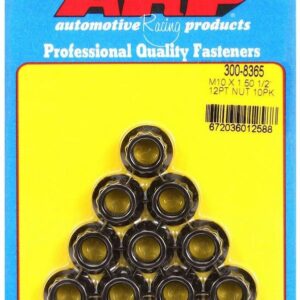 ARP 10mm x 1.50 12pt. Nuts (10) 300-8365