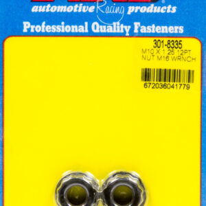 ARP 10mm x 1.25 12pt Nuts (2pk) 301-8335