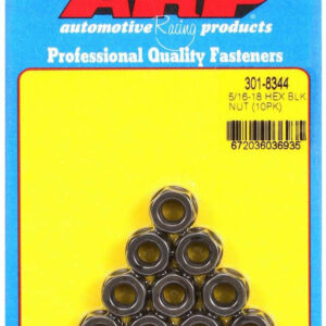 ARP Hex Nut Kit w/Flange 5/16-18 (10pk) 301-8344