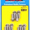ARP S/S Header Bolt Kit - 3/8 x .750 UHL (12) 400-1101