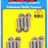 ARP S/S Header Bolt Kit - 3/8 x 1.00 UHL (12) 400-1109
