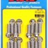 ARP S/S Header Bolt Kit - 3/8 x 1.00 UHL (16) 400-1110