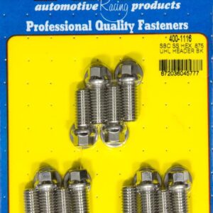 ARP Header Bolt Kit - 6pt. 3/8 x .875 UHL (12) 400-1116