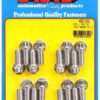 ARP S/S Header Bolt Kit - 3/8 x .750 UHL (16) 400-1202