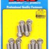 ARP S/S Header Bolt Kit - 3/8 x .750 UHL (12) 400-1203