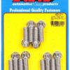 ARP S/S Header Bolt Kit - 3/8 x 1.00 UHL (12) 400-1211