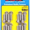 ARP S/S Header Bolt Kit - 3/8 x 1.00 UHL (16) 400-1212