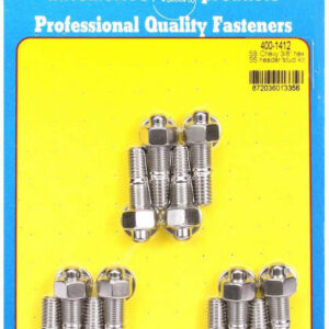 ARP S/S Header Stud Kit - 3/8 x 1.670 OAL (12) 400-1412