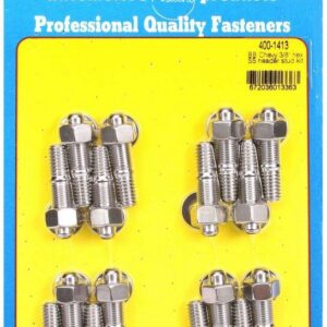 ARP S/S Header Stud Kit - 3/8in x 1.670in OAL (16) 400-1413