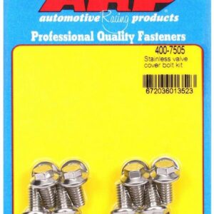 ARP S/S Valve Cover Bolt Kit 1/4in- 20 6pt. (8) 400-7505