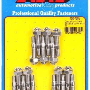ARP S/S Valve Cover Stud Kit 6pt. (16) 400-7605