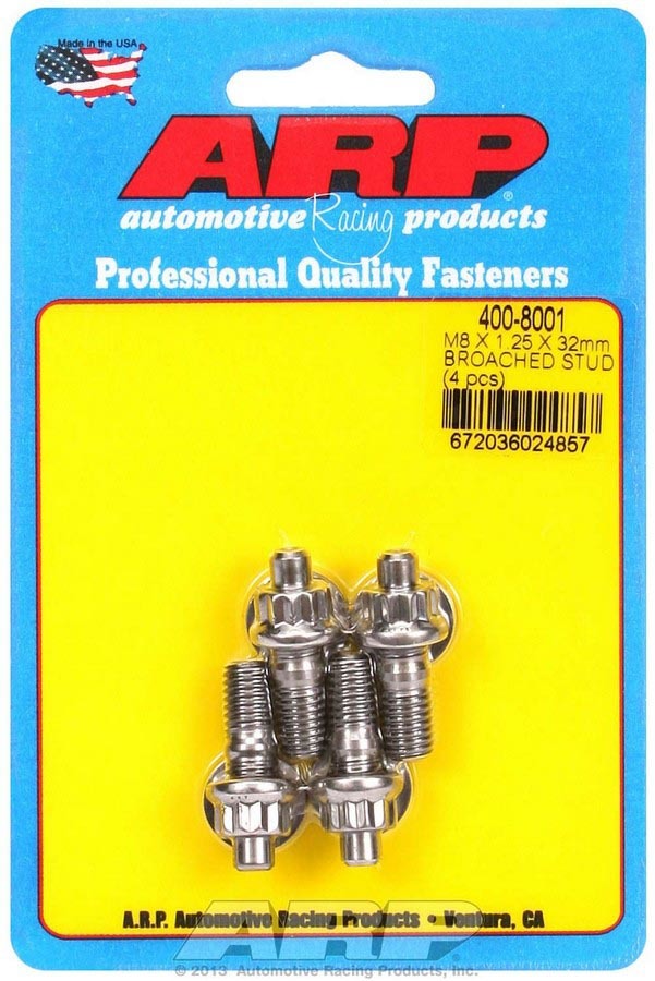 ARP S/S Stud Kit - (4) M8 x 1.25in x 32mm 400-8001