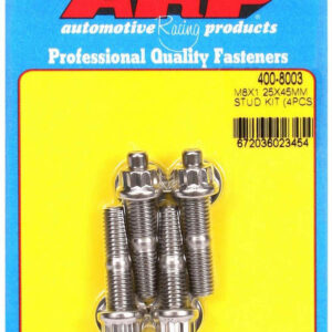 ARP S/S Stud Kit - (4) M8 x 1.25in x  45mm 400-8003
