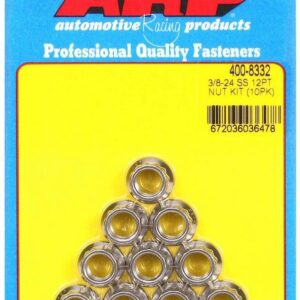 ARP S/S 12pt. Nuts - 3/8-24 (10) 400-8332