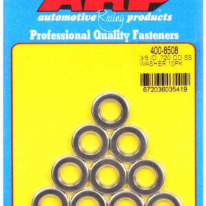 ARP S/S Flat Washers - 3/8 ID x .715 OD (10) 400-8508