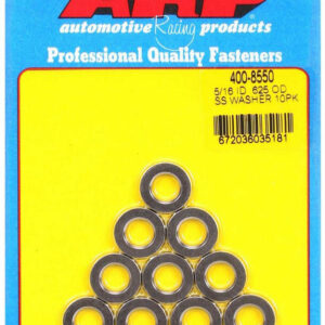 ARP S/S Flat Washers - 5/16 ID x .625 OD (10) 400-8550