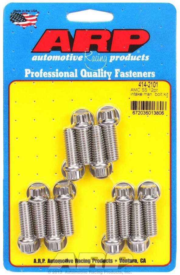 ARP BBC S/S Intake Bolt Kit 12pt ARP BBC S/S Intake Bolt Kit 12pt