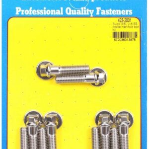 ARP Intake Manifold Bolt Kit S/S - Buick 3.8L V6 423-2001