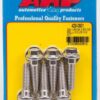 ARP S/S Bellhousing Bolt Kit - 6pt. GM V6/V8 429-0901