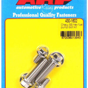 ARP S/S Chevy Fuel Pump Bolt Kit 6pt. 430-1602