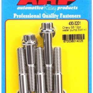 ARP S/S Water Pump Bolt Kit Chevy 12pt. 430-3201