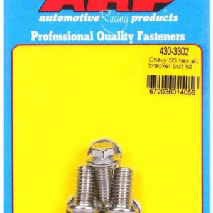 ARP S/S Chevy Alternator Bracket Bolt Kit 6pt. 430-3302