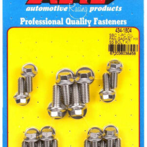 ARP SBC S/S Oil Pan Bolt Kit 434-1804