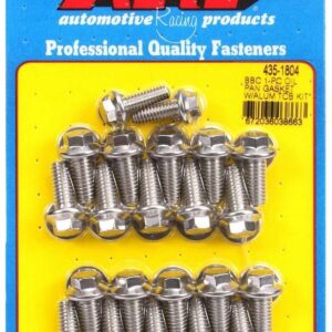 ARP BBC S/S Oil Pan Bolt Kit 6pt. 435-1804