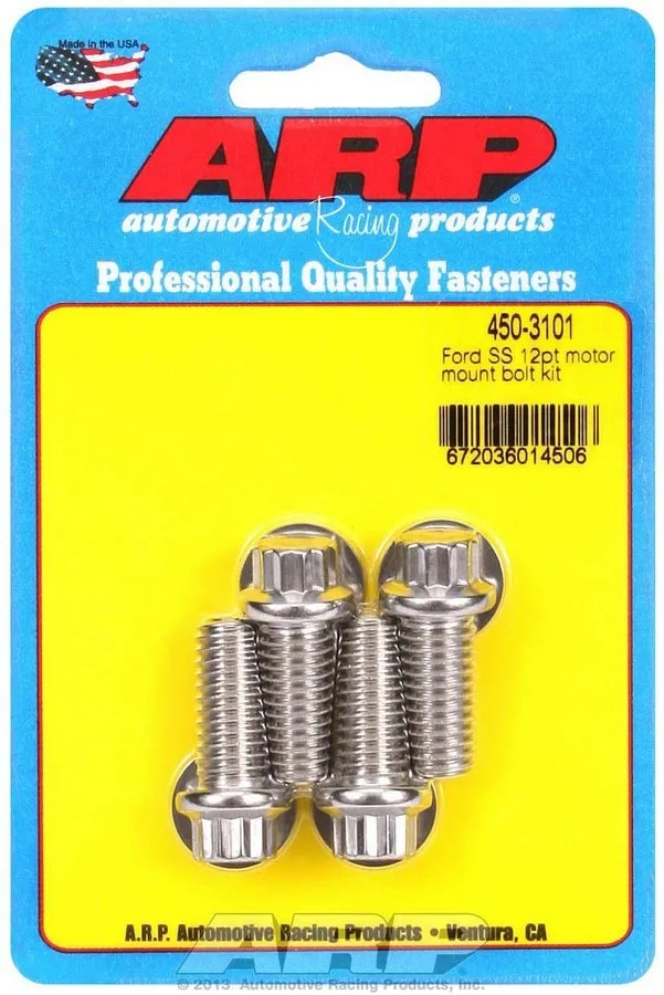 ARP SBF S/S Motor Mount Bolt Kit - 12pt. 450-3101