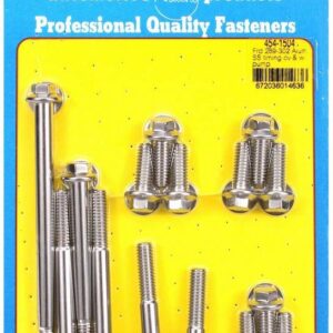 ARP SBF S/S T/C & W/P Bolt Kit 6pt. 454-1504