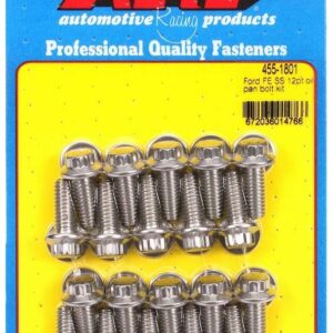 ARP BBF S/S Oil Pan Bolt Kit 12pt. 455-1801